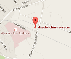 Karta till Hässleholms Museum